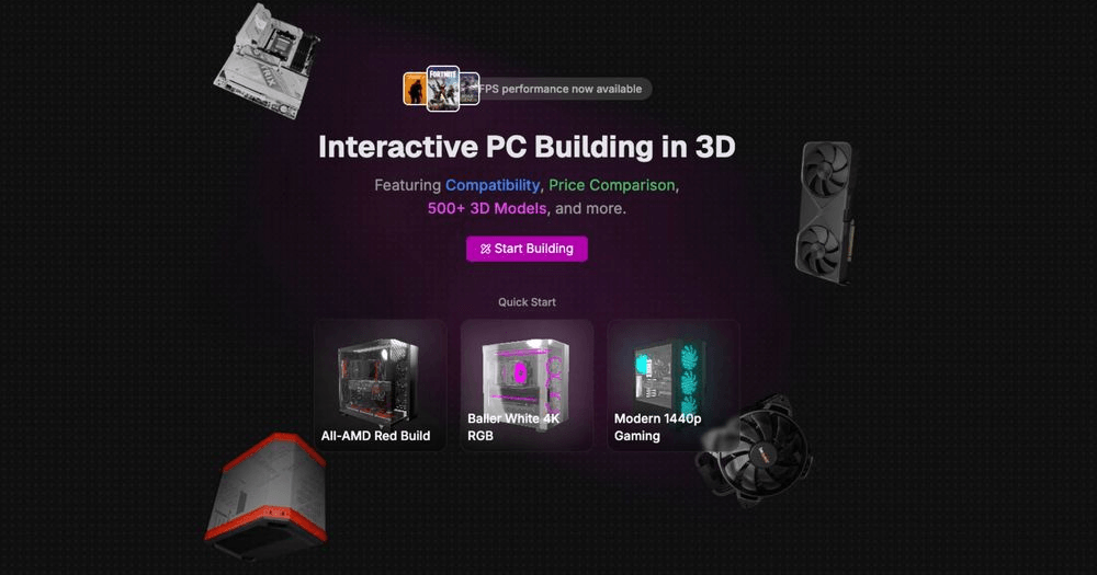 購買主機前，先用 Buildcores 預覽你的理想主機