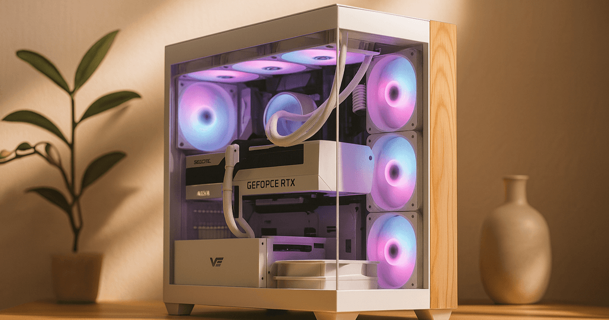 DS900 Wood 質感木紋機殼 — 打造風格桌機，啟動無限創作