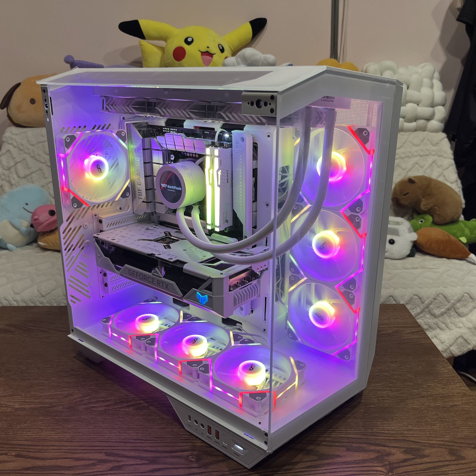 純白背插組合 darkFlash DY470 & DN360S