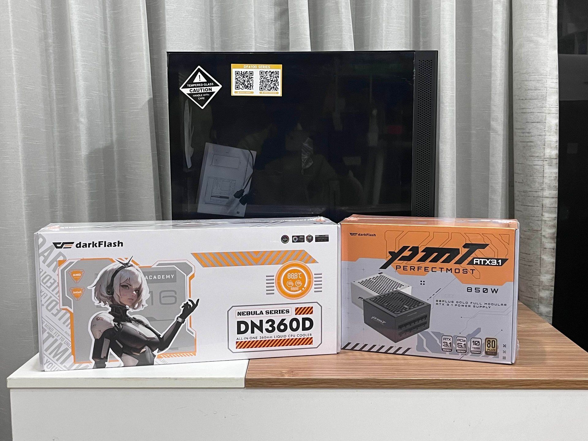 Cybenetics 認證白金級電源 darkFlash PMT850W 開箱體驗
