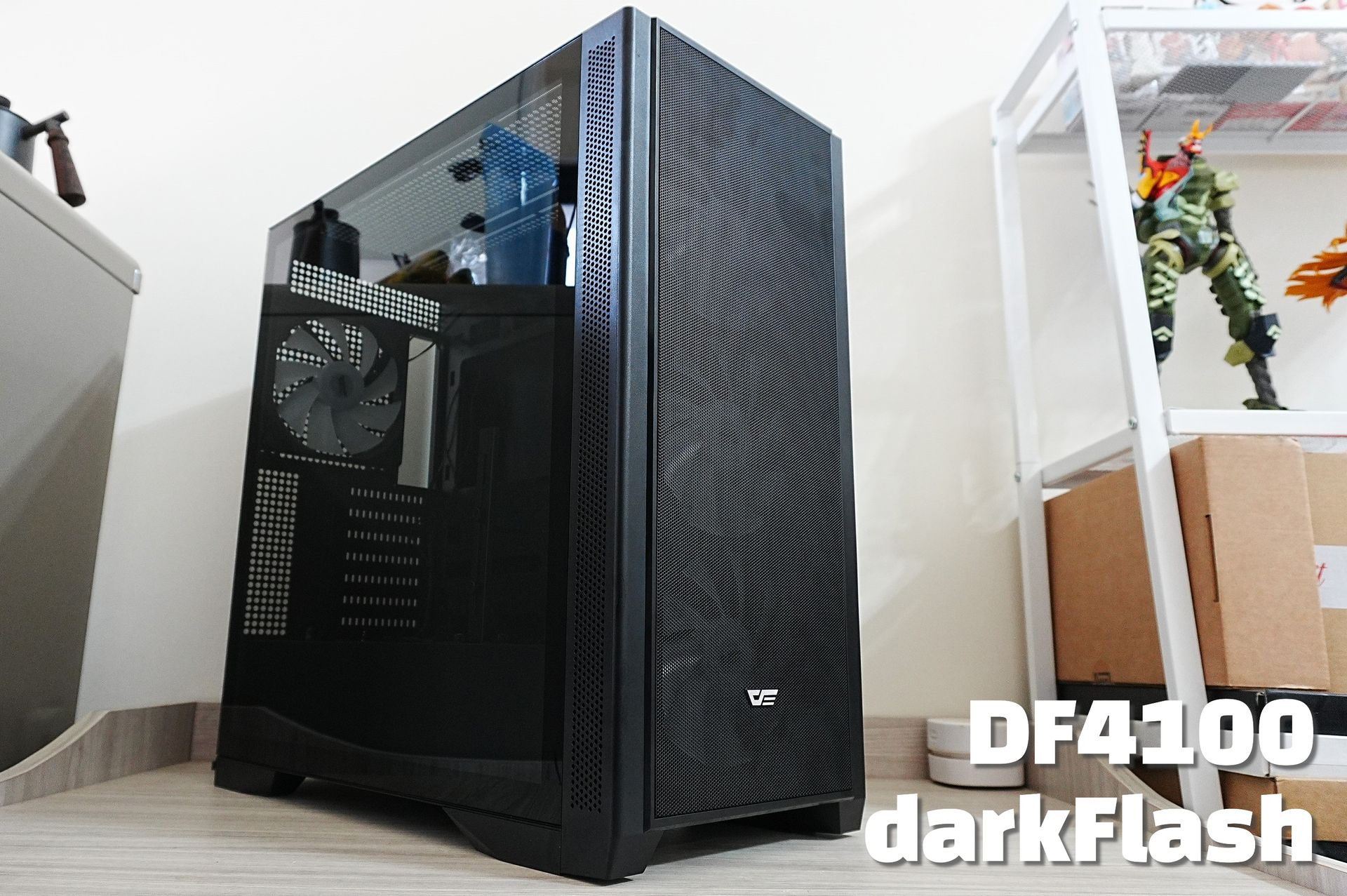 darkFlash DF4100 全塔式機殼 開箱組裝體驗 feat. DN360D一體式水冷散熱器 & PMT系列電源