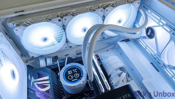 數位顯示螢幕冰旋峰水冷 | darkflash DN360D 冰旋峰 LCD WHITE