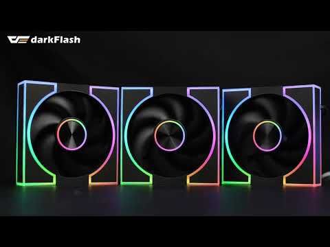 【darkFlash】DM8 LINE 風扇 極簡無瑕美學 打造未來科技感