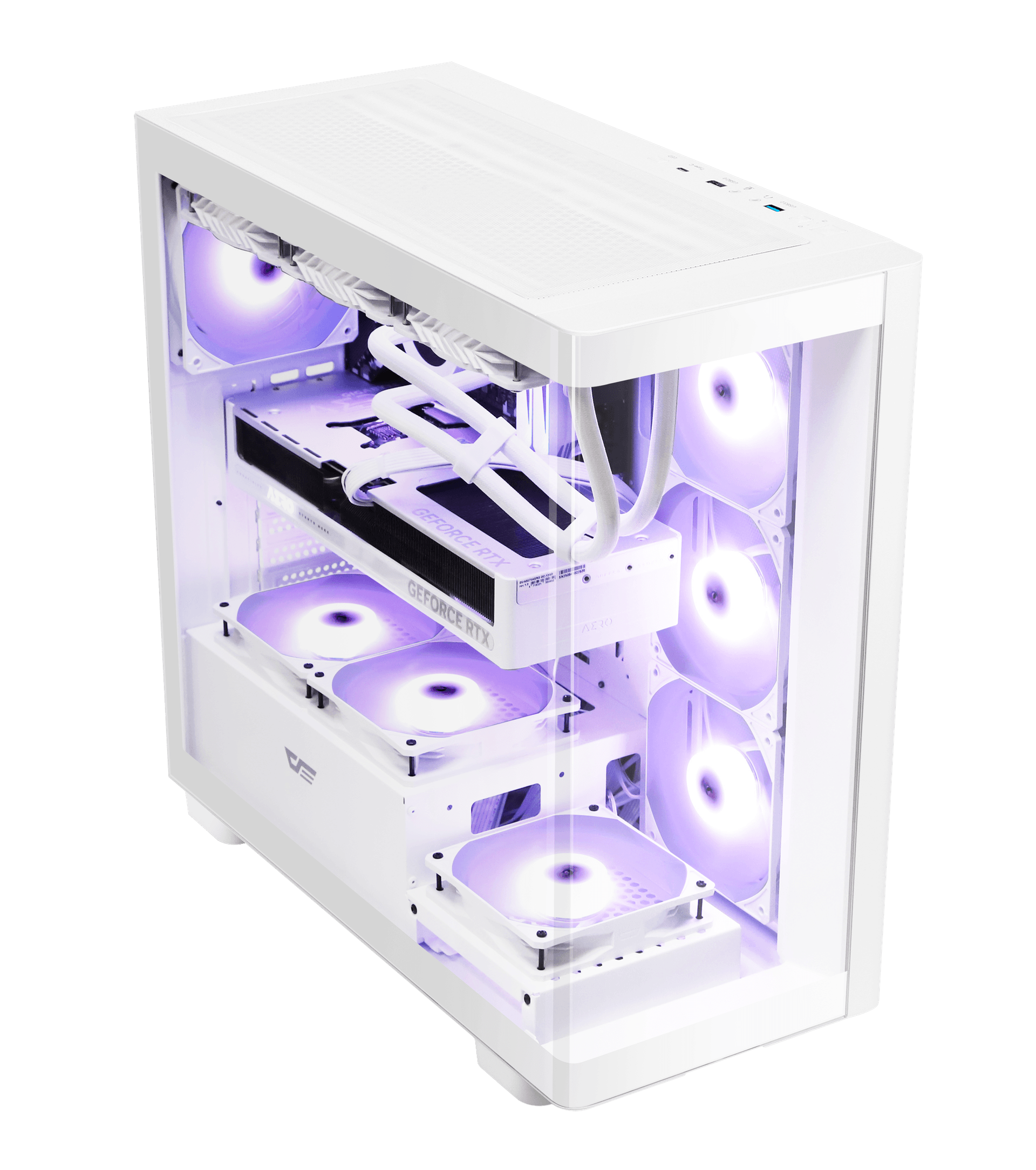 GAMFORCE2025 DS900G 一體式全景曲面玻璃機殼