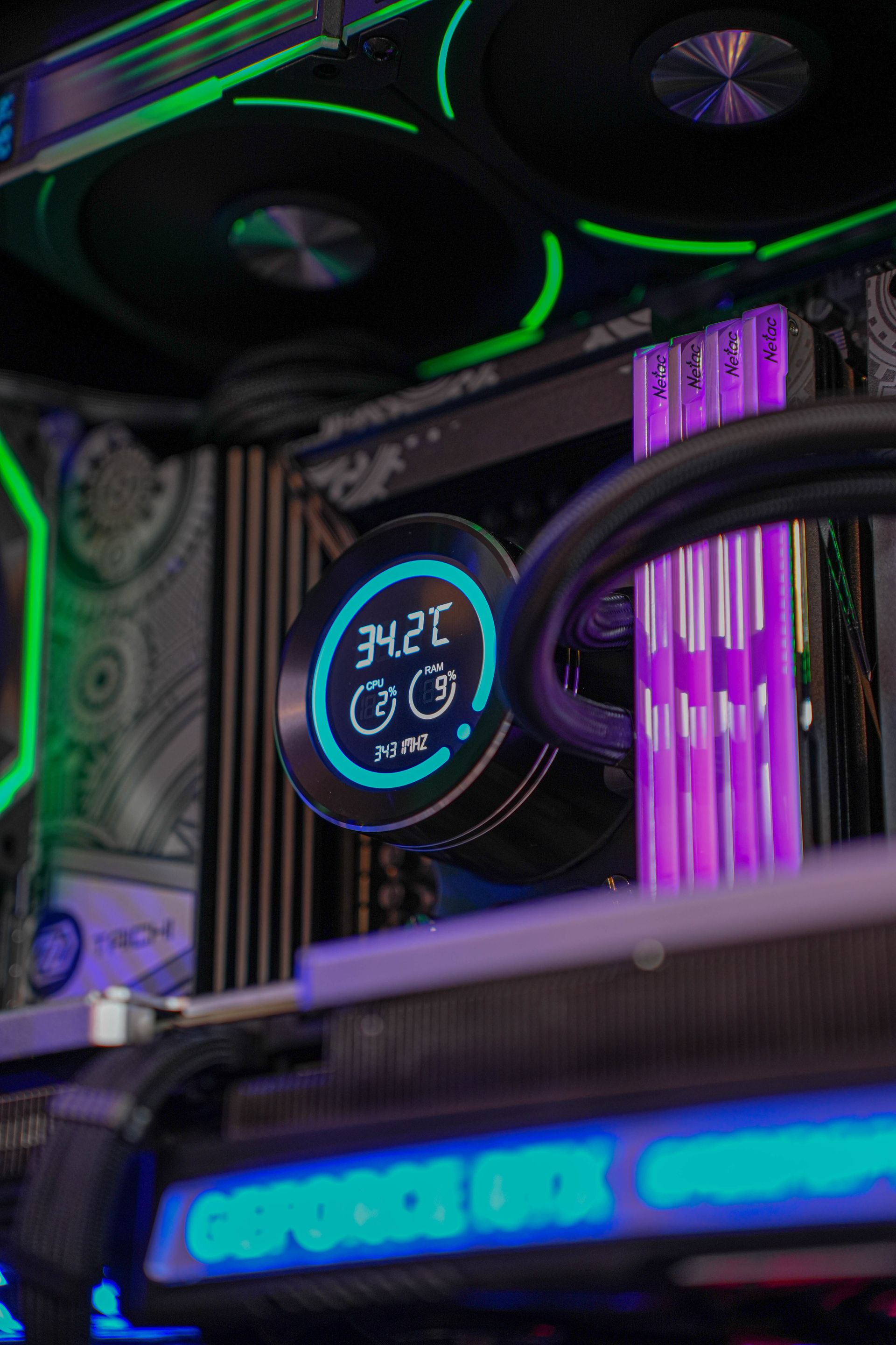 GAMFORCE2025 DN360D 冰旋峰 LCD 360mm (數位顯示屏)