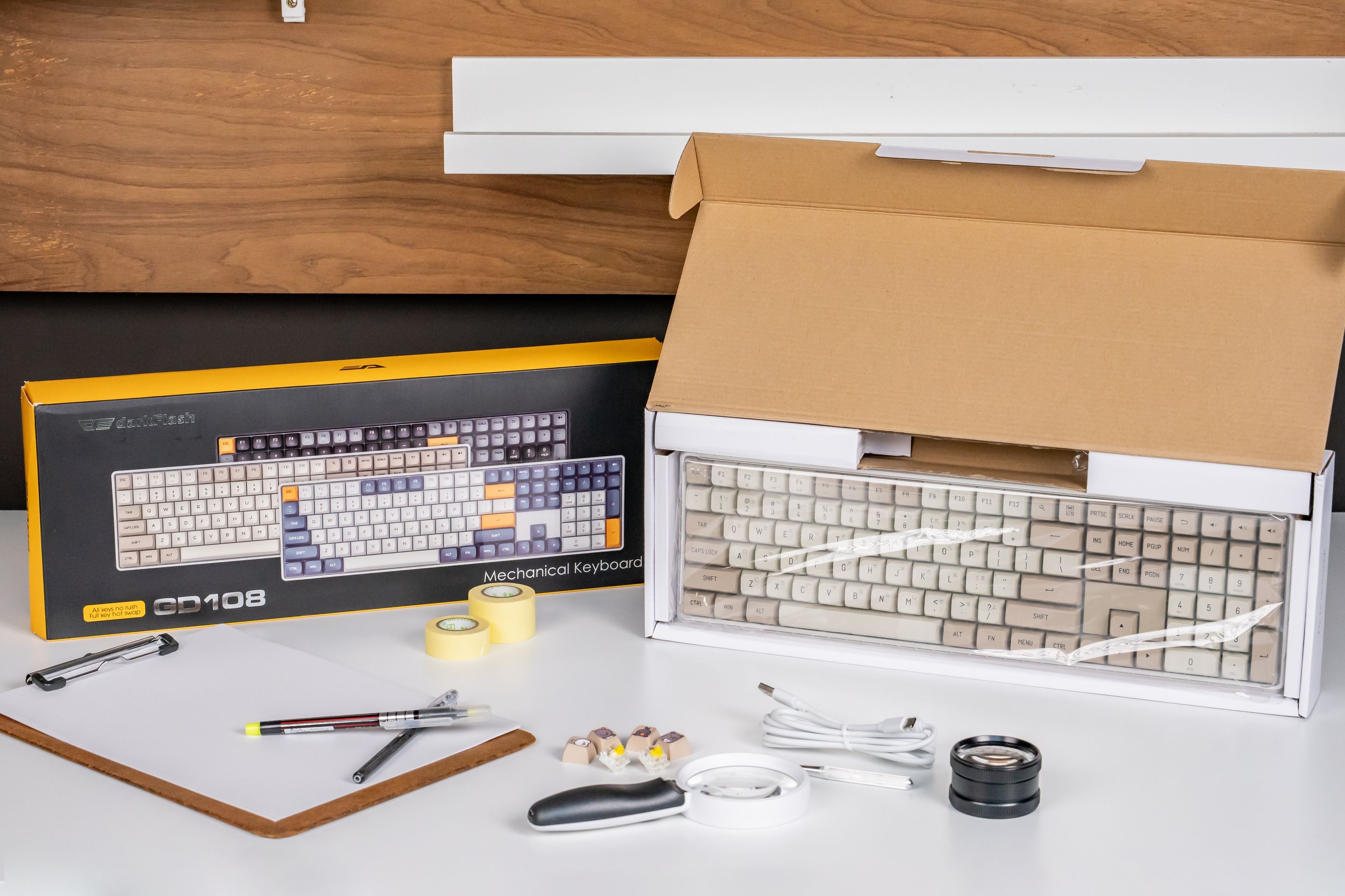 GAMFORCE2025 GD108 雙模機械鍵盤