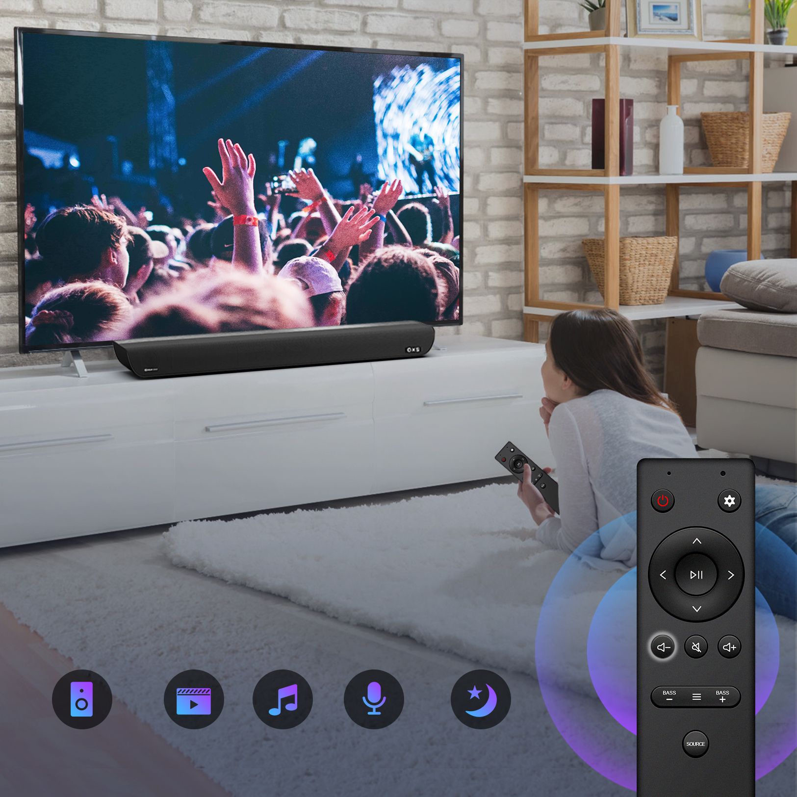 【OXS】S5 3.1.2 Dolby Atmos 無線重低音聲霸