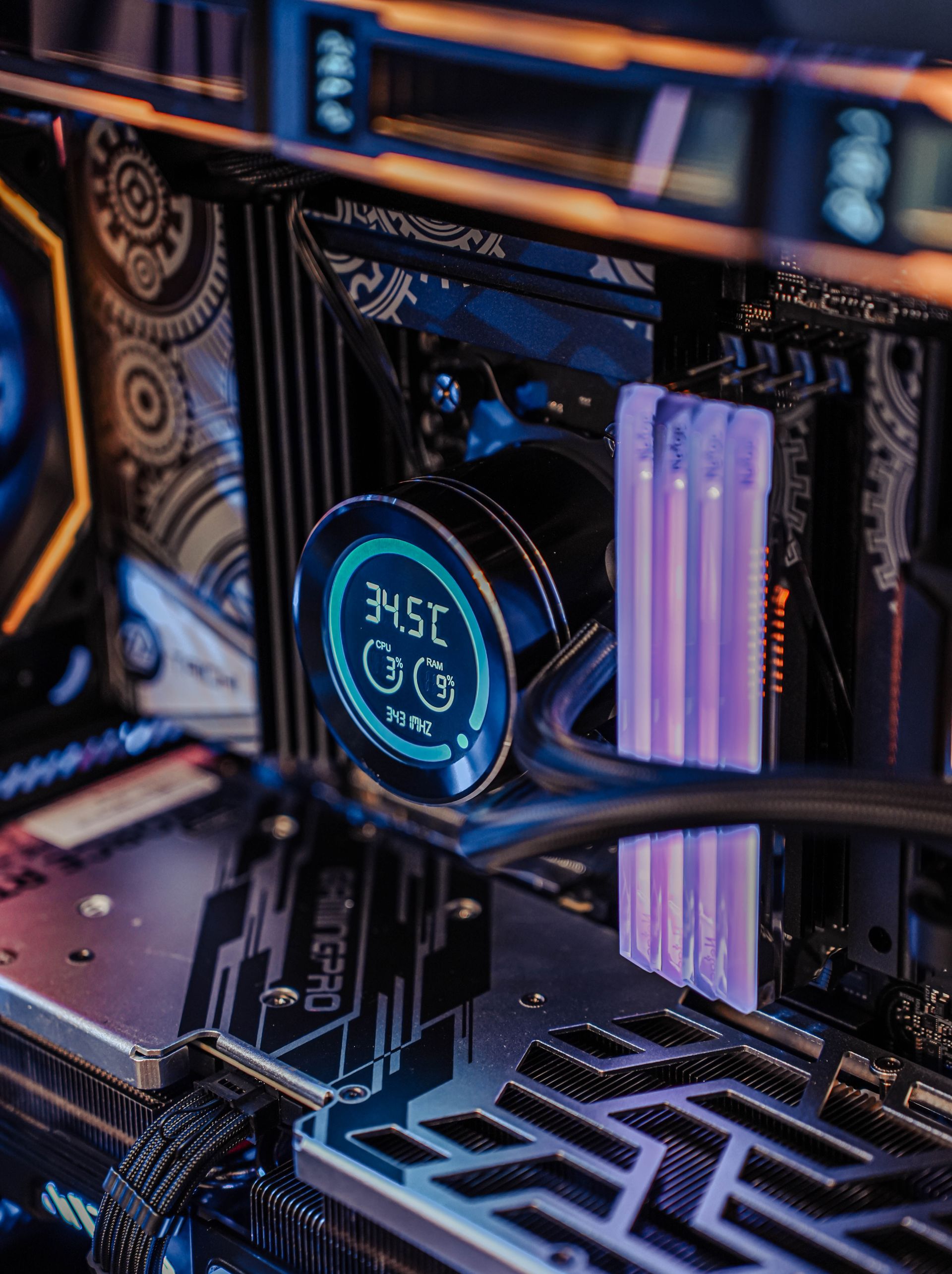 GAMFORCE DN240D 冰旋峰 LCD 240mm (數位顯示屏)