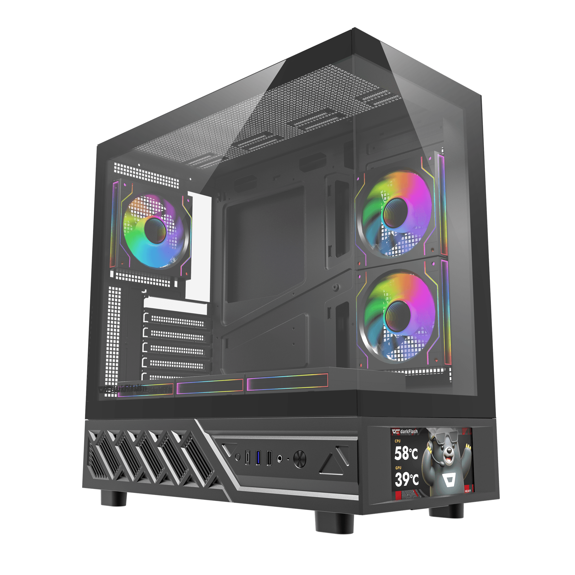 DS950V 螢幕顯示 全景玻璃機殼