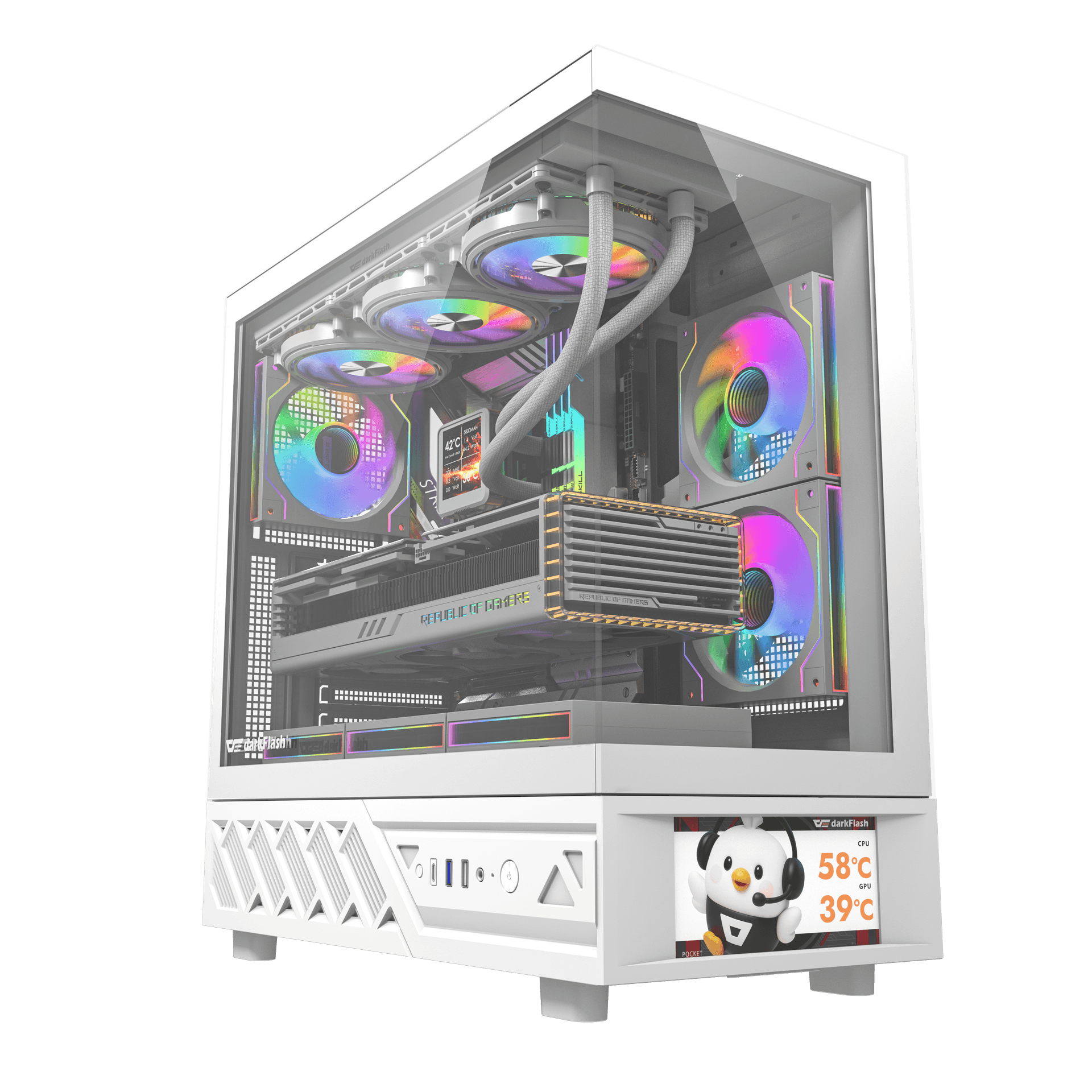 DS950V 螢幕顯示 全景玻璃機殼