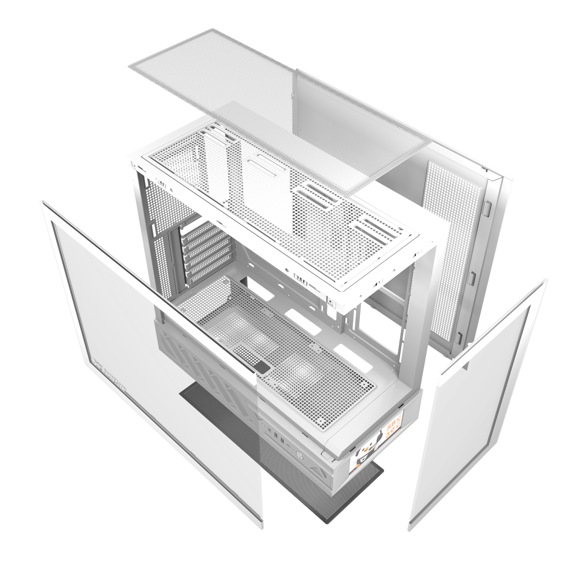 DS950V 螢幕顯示 全景玻璃機殼