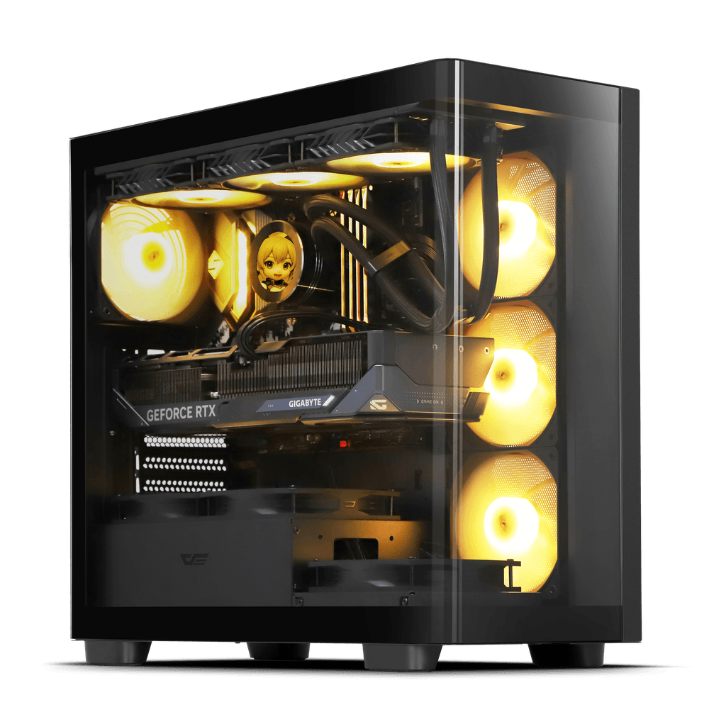 GAMFORCE2025 DS900G 一體式全景曲面玻璃機殼